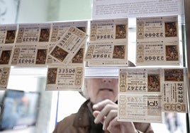Décimos de los Lotería de Navidad, en una imagen de archivo.