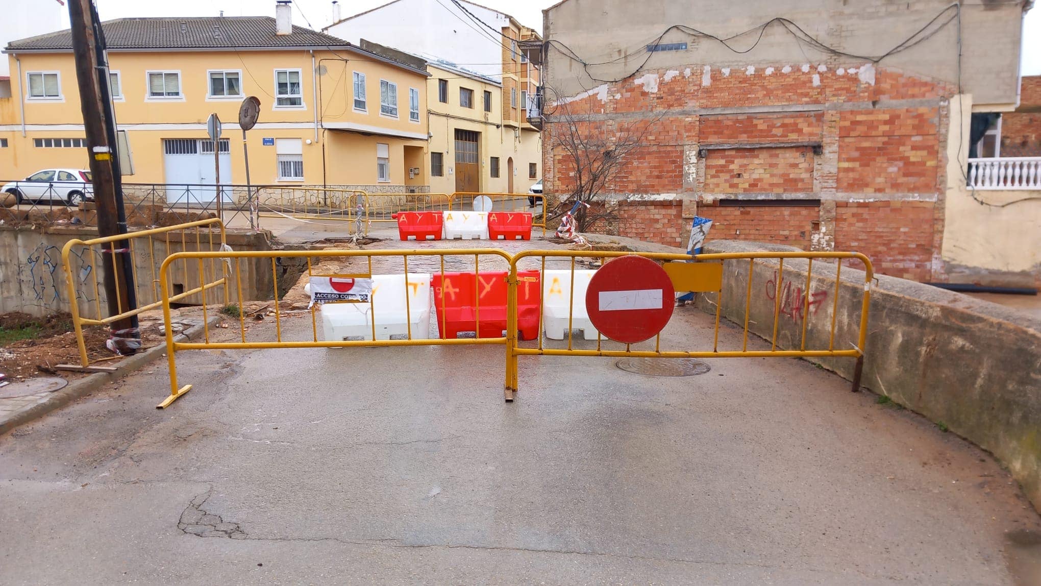 Imagen antes - Requena, pendiente del inicio de las grandes obras de reconstrucción