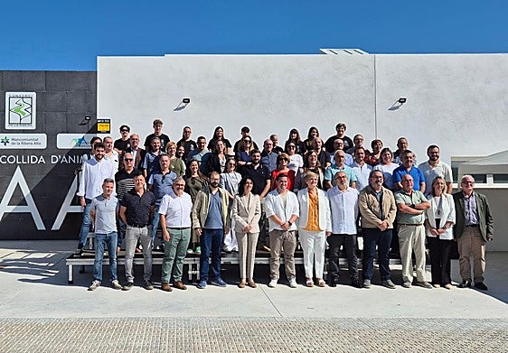 Inauguración del centro de acogida.