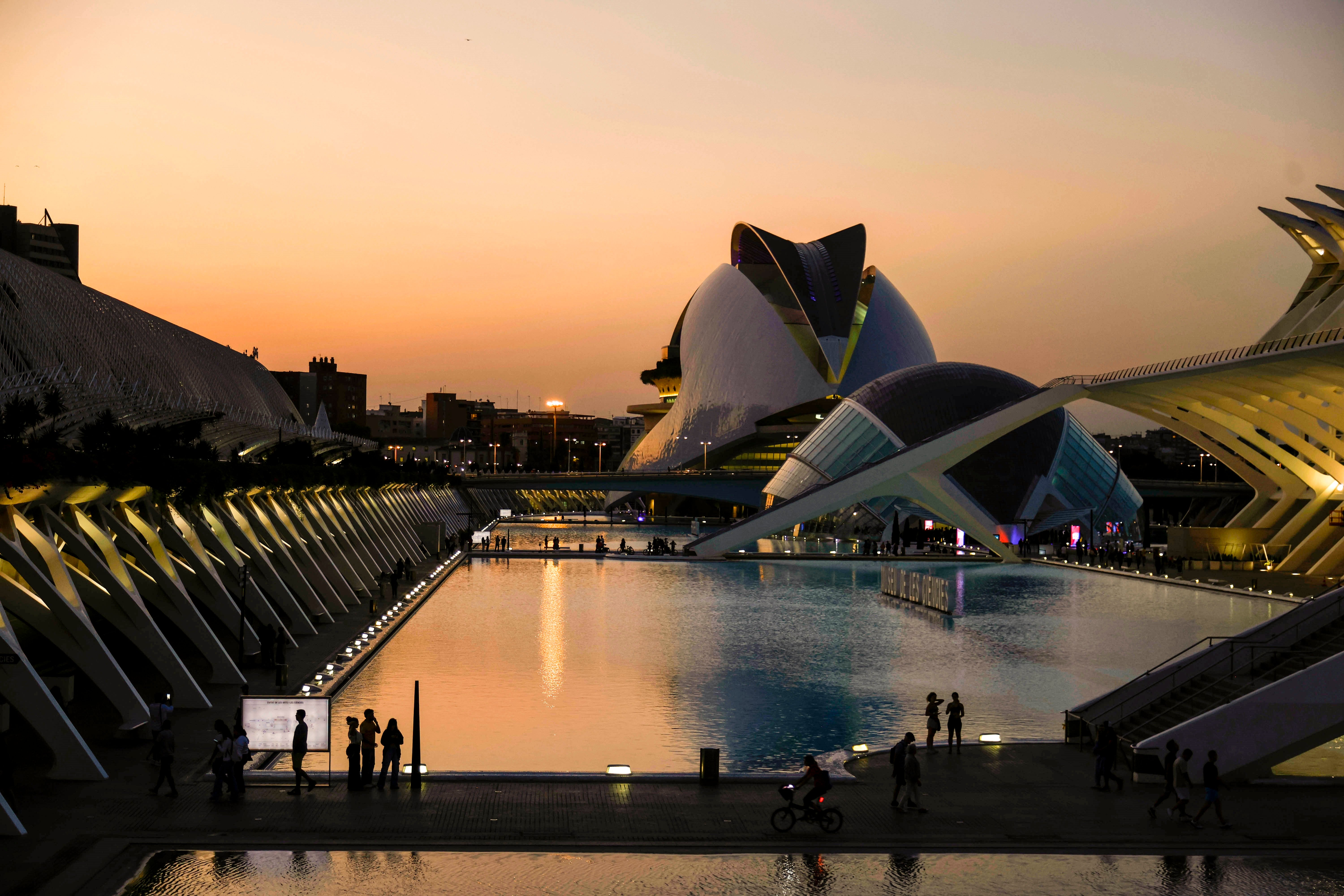 La icónica Ciudad de las Ciencias.