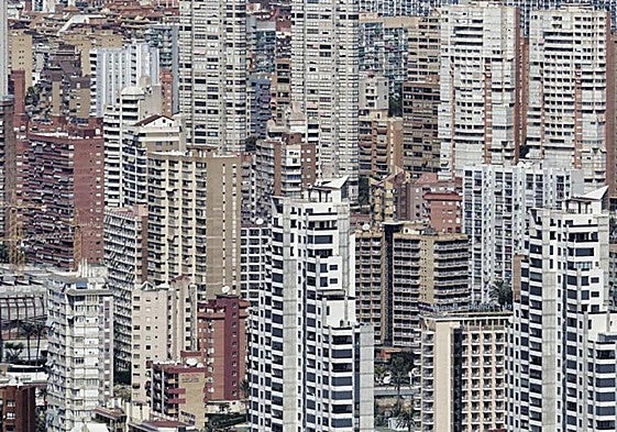 Edificios de apartamentos turísticos, en una imagen de archivo.