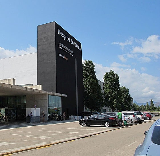 La zona de Urgencias del Hospital de Dénia.
