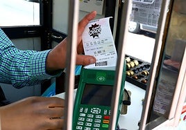 Venta en un quiosco de la ONCE. Imagen de archivo.