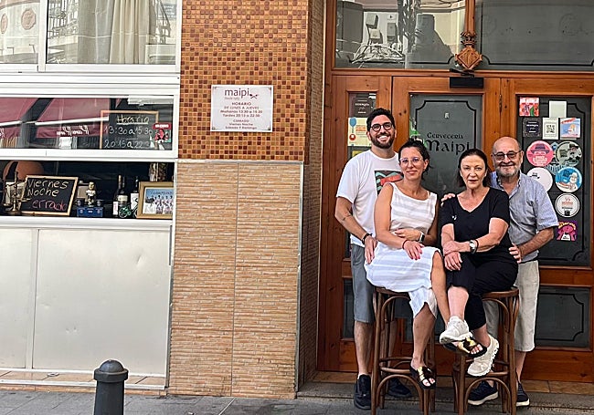 La imagen del momento del relevo en Maipi