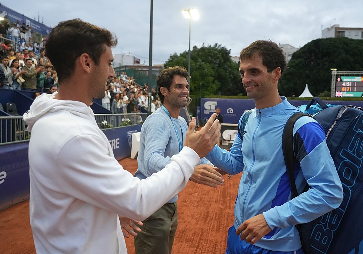 Un momento de la despedida.