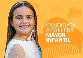 Lola López Morales, candidata a fallera mayor infantil