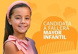 La candidata infantil Vega Carmen González De Martos.