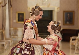 Berta Peiró y Lucía García, que han mantenido durante todo este año una relación muy fraternal.