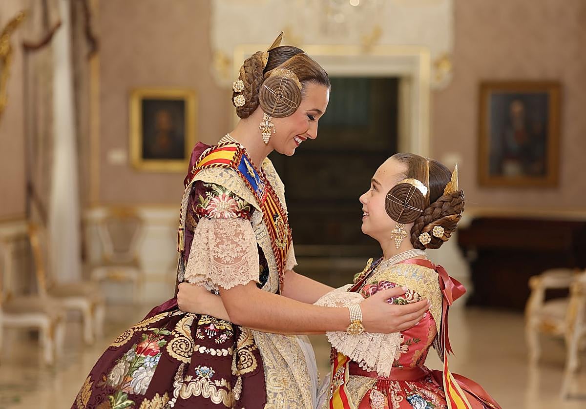 Berta Peiró y Lucía García, que han mantenido durante todo este año una relación muy fraternal.