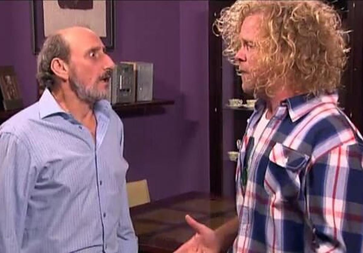 José Luis Gil y Jimmy Shaw, en una escena de 'La que se avecina'.