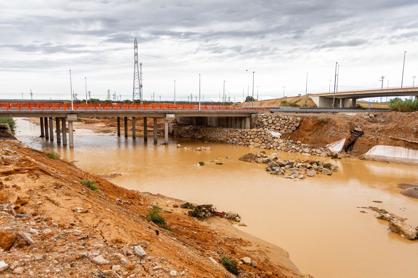Así está el barranco del Poyo tras el paso de la dana Alice
