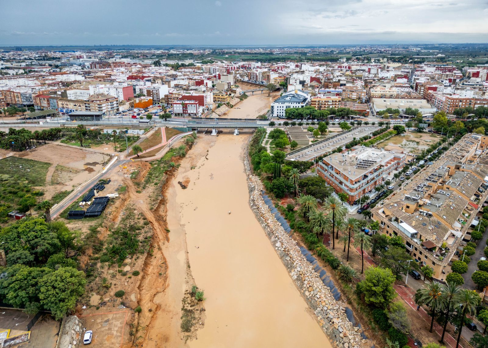Así está el barranco del Poyo tras el paso de la dana Alice