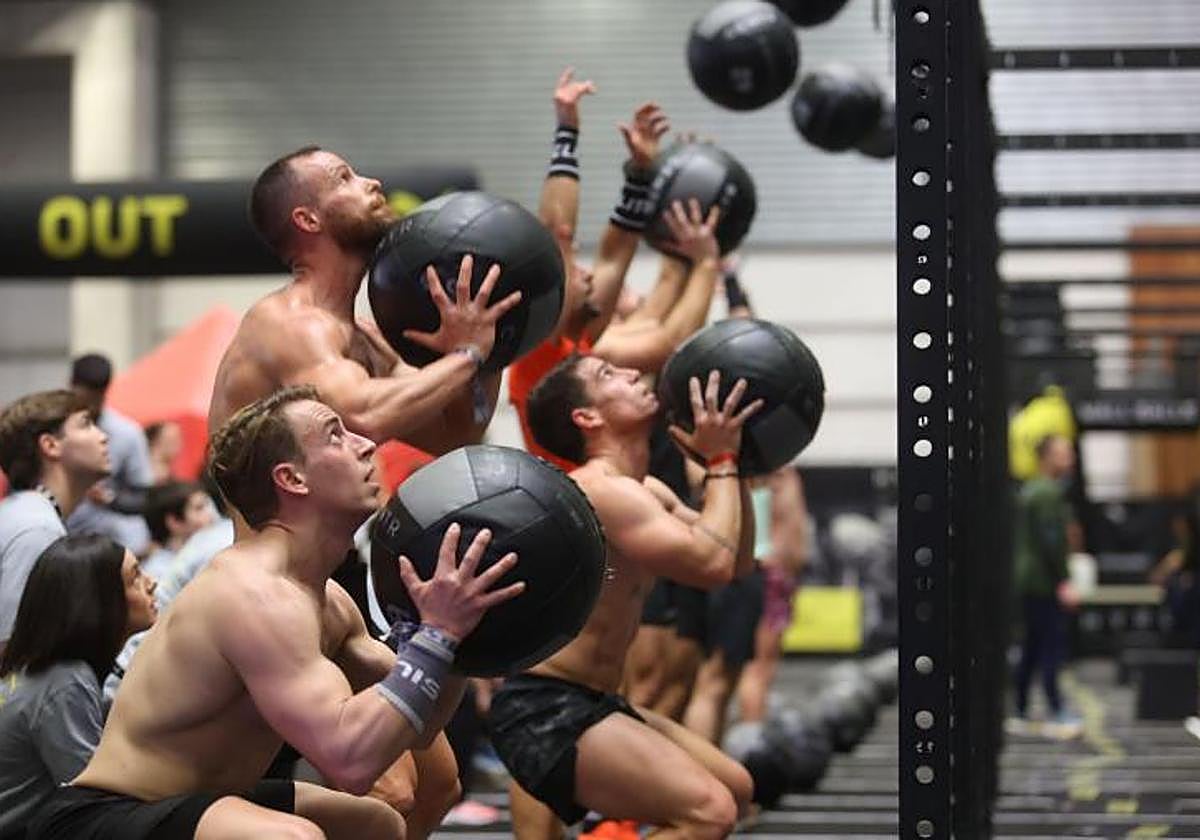 Competición de Hyrox, en una imagen de archivo.