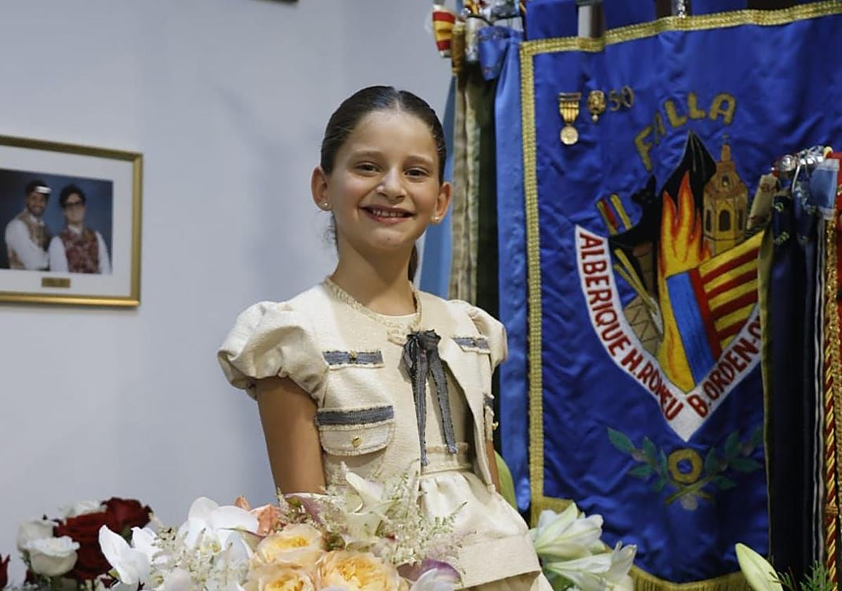 Así es Marta Mercader Roig, fallera mayor infantil de Valencia 2026