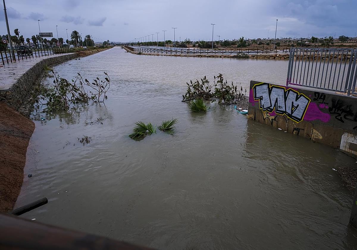 Lluvias el fin de semana en Pilar de la Horadada.