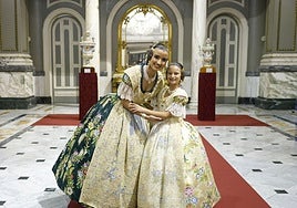 Carmen Prades y Marta Mercader, fallera mayor de Valencia y fallera mayor infantil de Valencia 2026.