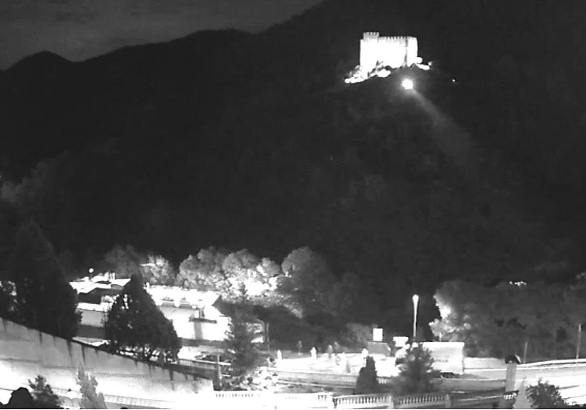 Imagen del operativo de búsqueda la noche que tuvo lugar el robo.