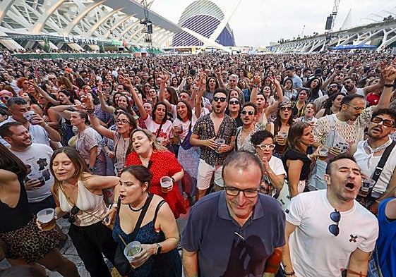 El público en el Festival de Les Arts, en una imagen de archivo.