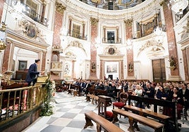 Un momento del pregón.