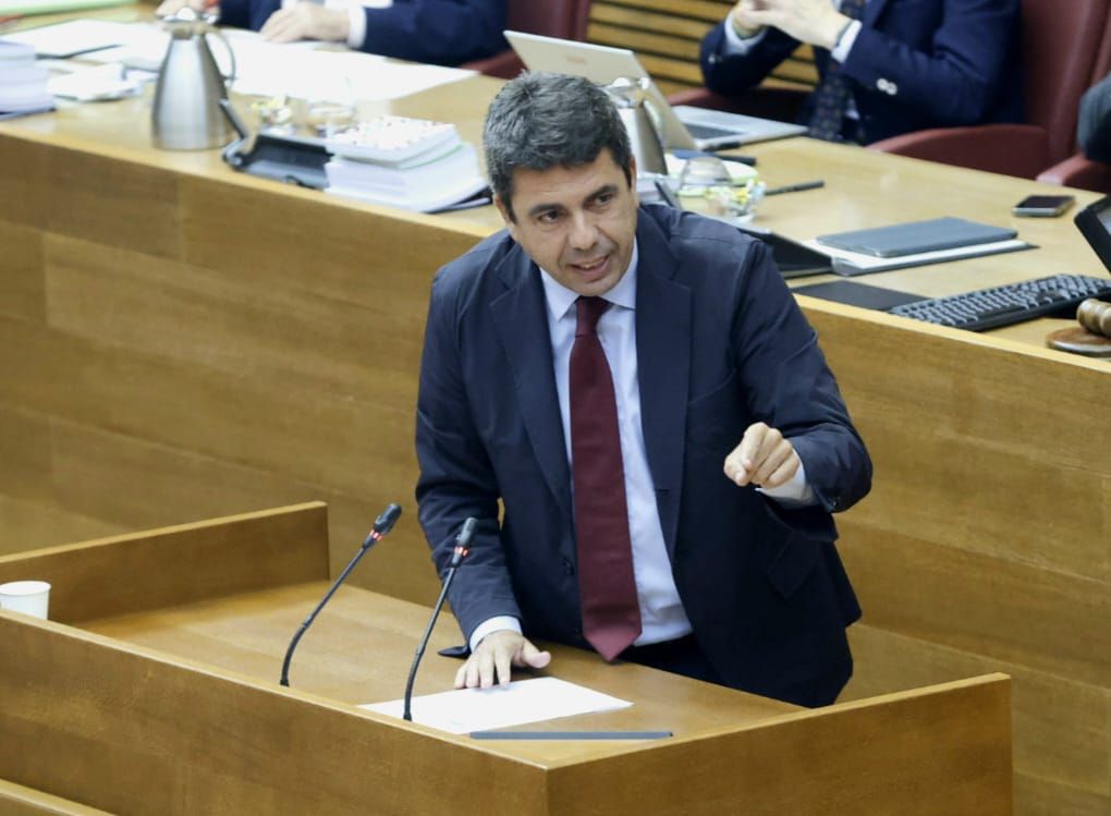 La última sesión de control a Mazón antes del cambio en el Consell