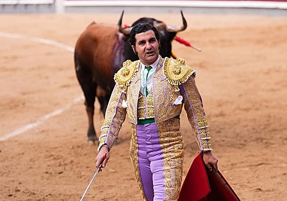 Morante, en la plaza de toros de Las Ventas.