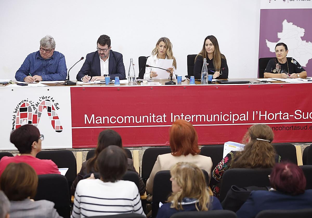 Reunión de Díaz este viernes en la Mancomunitat de l'Horta Sud.
