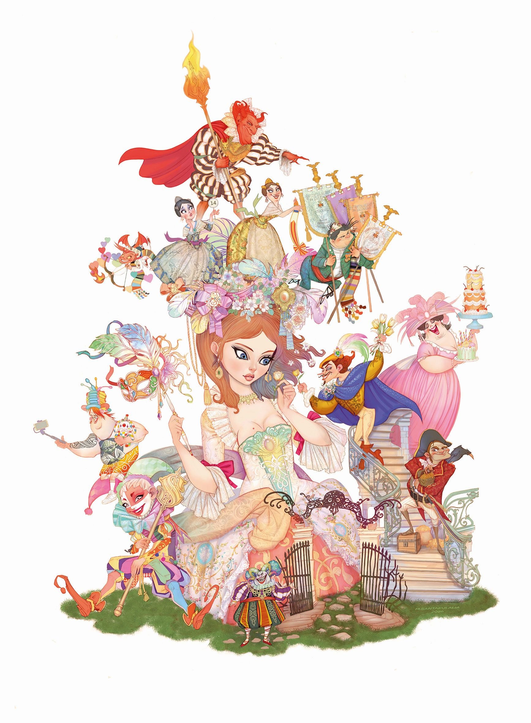 Falla de Almirante Cadarso-Conde Altea. 