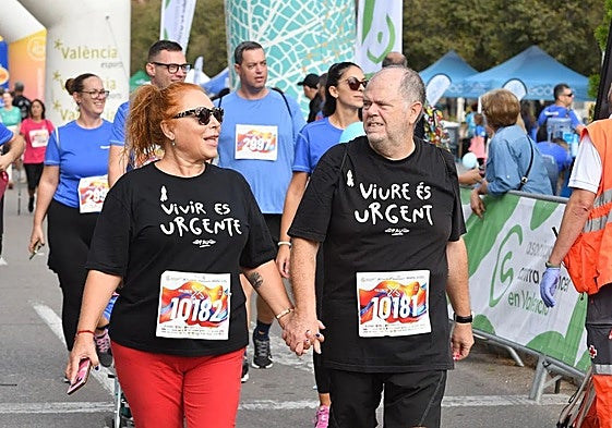 Dos participantes en la última edición de la prueba.