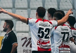 Alberto Serradilla, durante un partido.