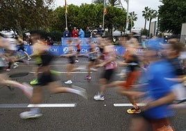 Participantes en la última edición del Medio Maratón Valencia.
