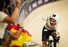Ricardo Ten, durante una prueba de ciclismo.