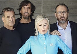 Los integrantes de La Oreja de Van Gogh.