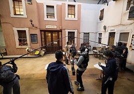Rodaje de una secuencia de 'L'Alqueria Blanca'