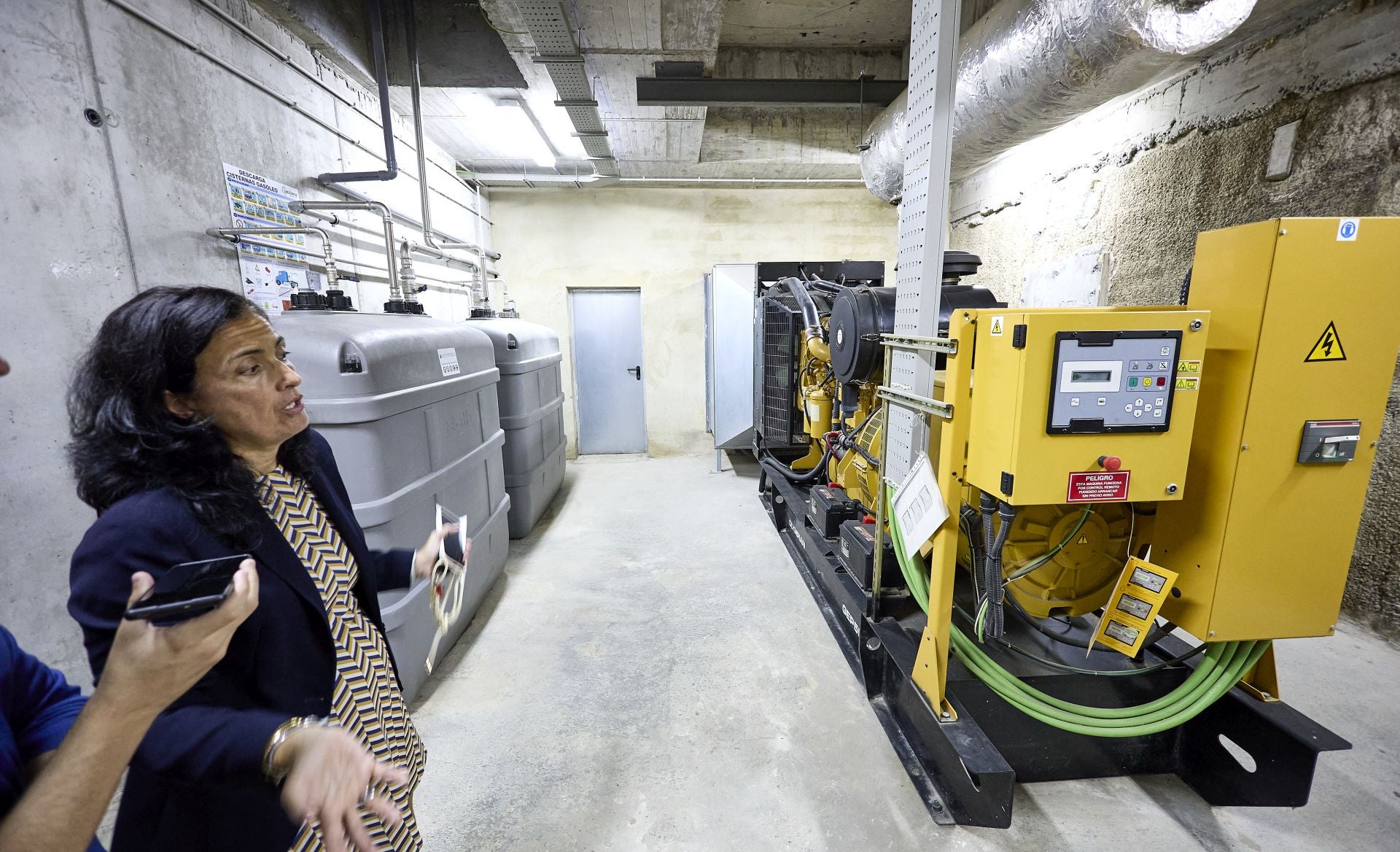 FOTOS | Dentro del tanque de tormentas de Eugenia Vinyes en Valencia