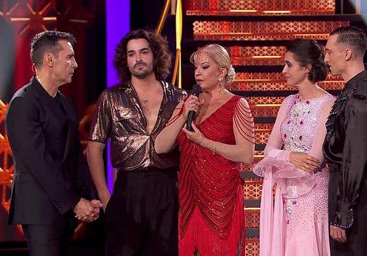 Momento de la expulsión en 'Bailando con las estrellas', este sábado.