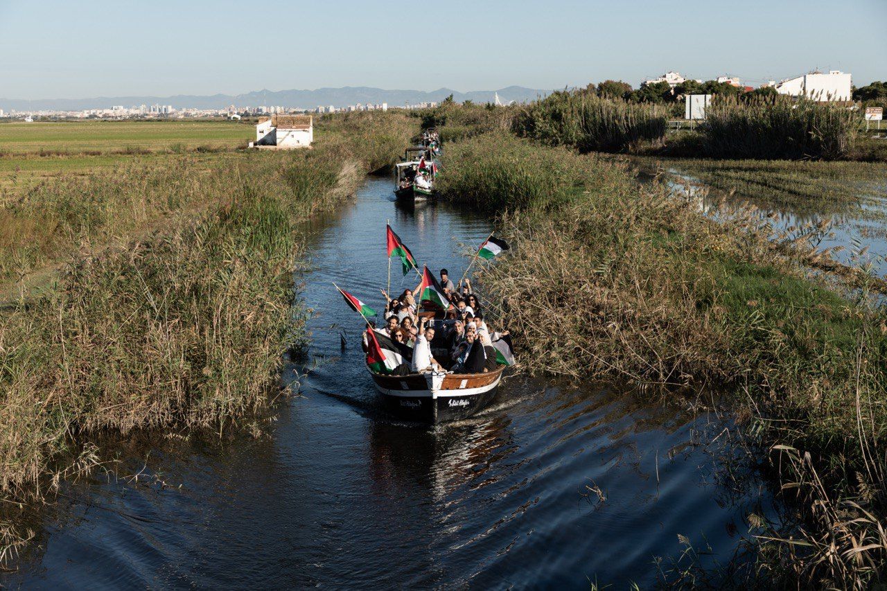 La &#039;flotilla&#039; por Palestina desembarca este sábado en la Albufera
