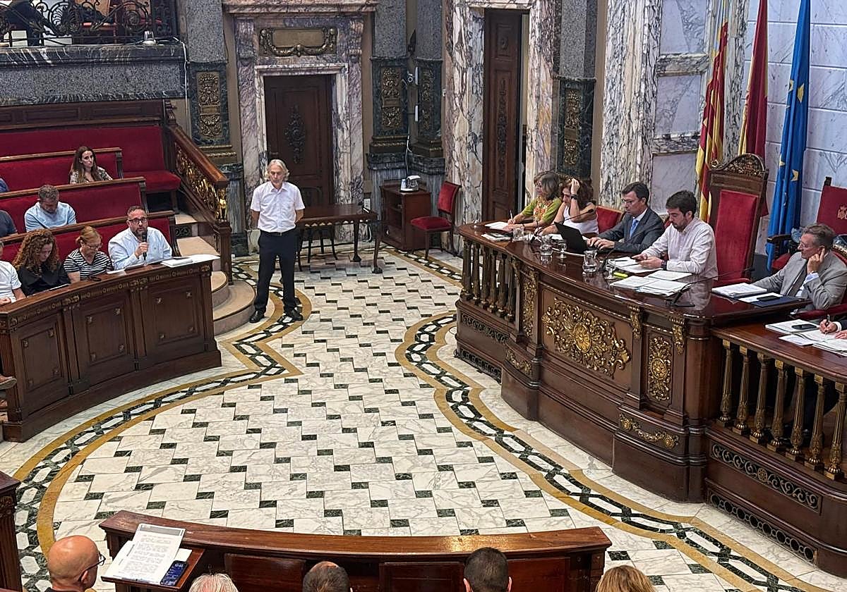 Asamblea de la EMTRE en el Ayuntamiento de Valencia.