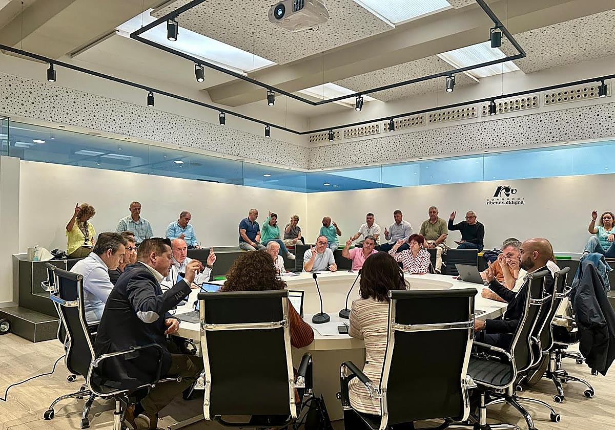 Reunión del Consorci Ribera i Valldigna.