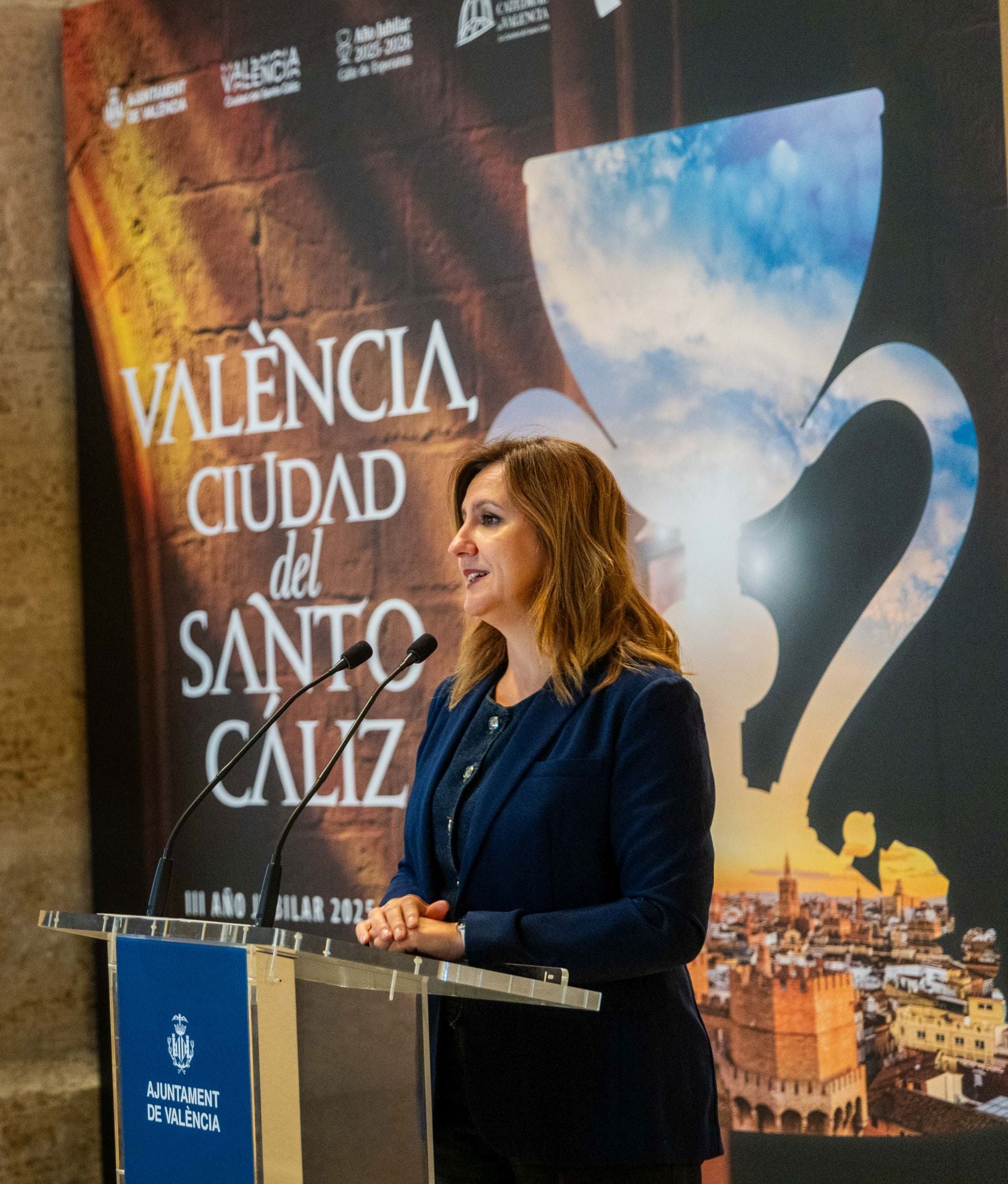 Fotos del centro de recepción de visitantes del Santo Cáliz en el Almudín de Valencia