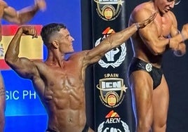 Samuel Ubeda posando en el Campeonato de España