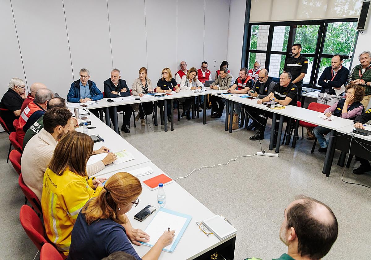 Imagen de un Cecopi celebrado tras la dana.