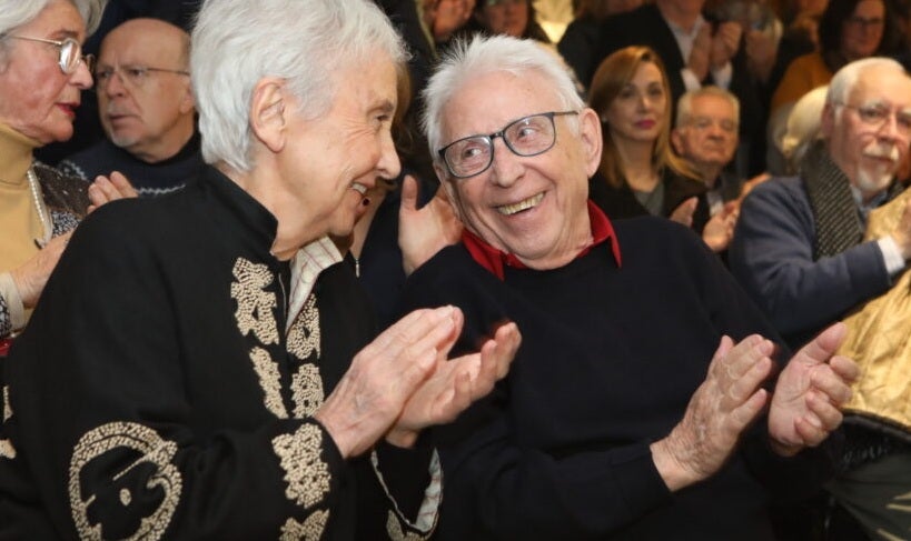 Raimon y Annalisa, en un acto en Xàtiva.