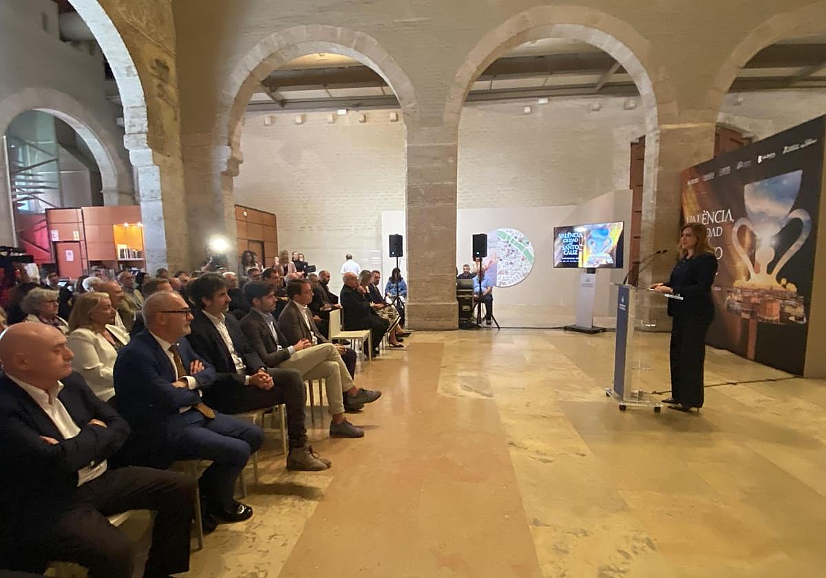 Valencia inaugura su centro de recepción de visitantes del Santo Cáliz en el Almudín