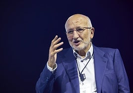 Juan Roig, durante su conferencia en el congreso de Aecoc.