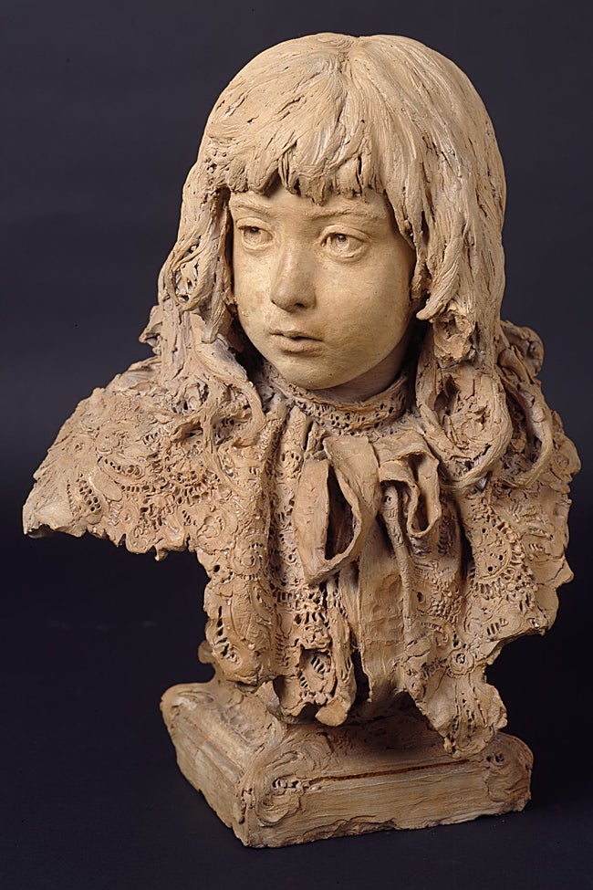 'Trinidad Miquel, niña', de Mariano Benlliure.