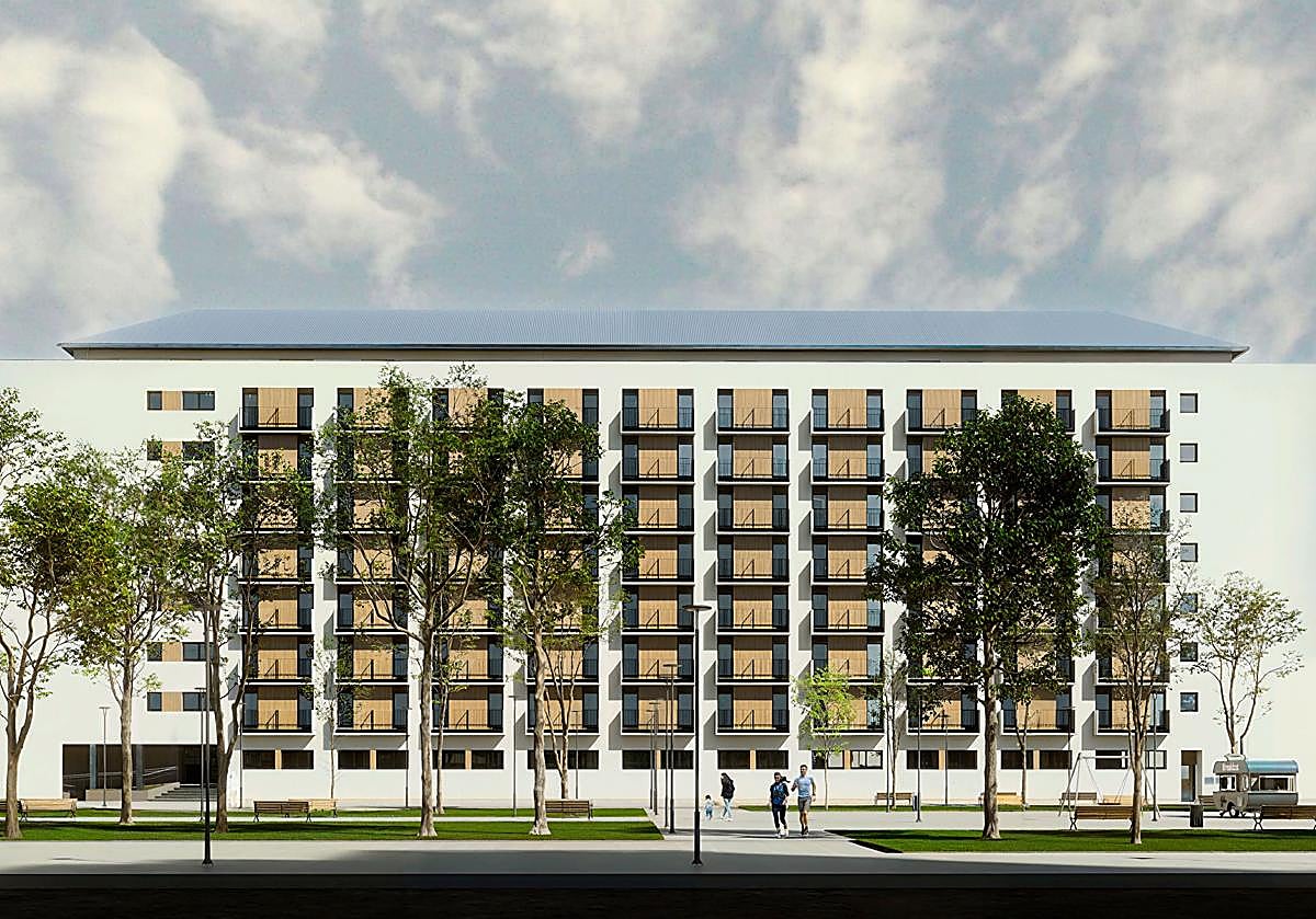 FOTOS | La recreación virtual de la futura residencia de estudiantes de la calle Maderas