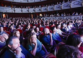 Aspecto del Teatro Principal durante la gala.