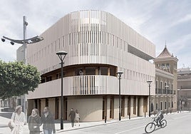 Recreación virtual del Ayuntamiento.