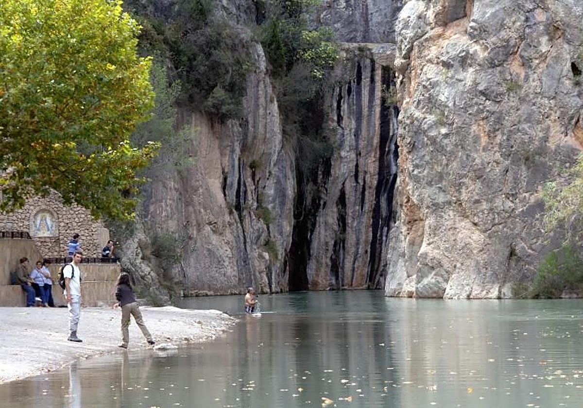 La Fuente de los Baños en Montanejos.