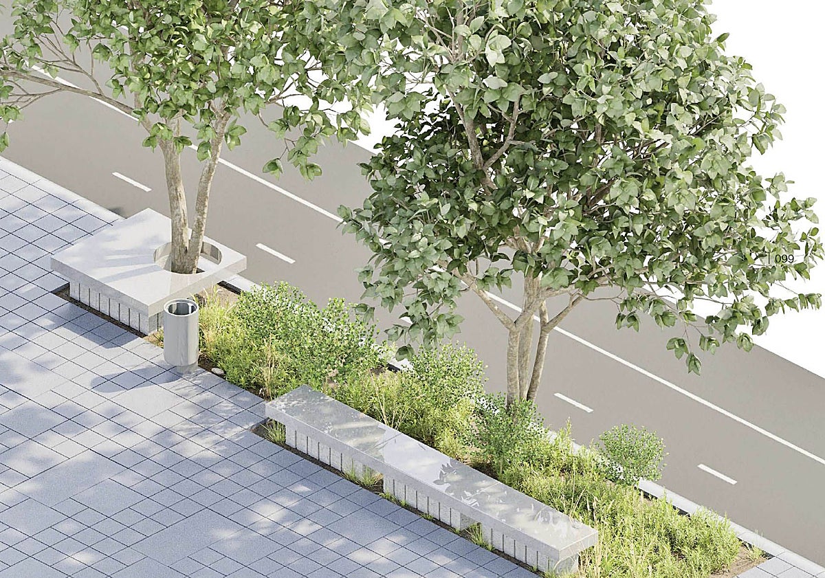 Imagen principal - Mobiliario que inspirará los futuros diseños para el centro de Valencia.